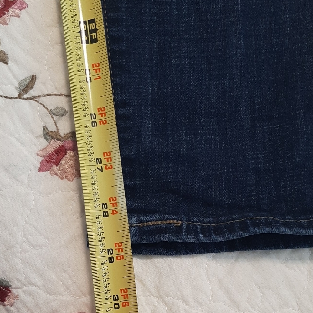 Levi's Women's 18 W 721 High Rise Skinny Jeans - Dark Blue - Picture 11 of 14